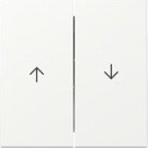 Gira 329427 Systeem 55 Wip 2-voudig met pijlsymbool Zuiver wit mat