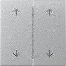 Gira 329726 Systeem 55 Wip 2-voudig met pijlsymbool Kleur aluminium