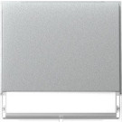 Gira 329965 TX_44 Wip met tekstkader voor schakelaars en drukcontacten Kleur aluminium 