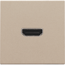 Niko 157-69417 met HDMI-naar-HDMI-aansluiting, champagne coated