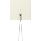 Gira 363901 Afdekking met controlevenster voor trekdrukcontact t.b.v. Gira 386500 & Gira 356500 Creme wit glanzend