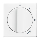 Busch Jaeger 2542 DR/01-84 centraalplaat met draaigreep met Symbool "0-1-2-3" Studiowit