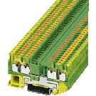 hoenix Contact 3209594 Aansluitklem Aardklem 2,5mm² Groen/ geel (PT 2,5-QUATTRO-PE) 