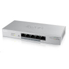 Zyxel GS1200-5HPV2-EU0101F Netwerkswitch 5 poorten 4xPOE Grijs
