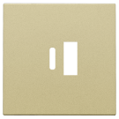 Niko 221-68002 Afwerkingsset voor dubbele smart USB-A en USB-C-lader Blue grey Gold