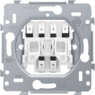 Niko 170-75015 Sokkel voor tweevoudige drukknop N.O. of N.G. 10 A/250 Vac Insteekklemmen