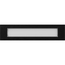 Gira 5547925 System 106 belknop met tekstkader Zwart mat