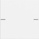 Gira 575127 Wippenset 1-voudig voor tastsensor 4 System 55 Zuiver wit mat