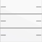 Gira 575303 Wippenset 3-voudig voor tastsensor 4 System 55 Zuiver wit glanzend 