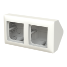 Busch-Jaeger 1708-914 Busch-balance Opbouwbak hoekmontage 2-voudig Wit