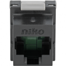 Niko 650-45061 Onafgeschermde RJ45-connector cat. 6 voor bandbreedtes tot 250MHz