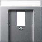 Gira 087626 Afdekplaat voor USB met tekstkader