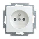 Busch Jaeger 20 MUCB-914-500 Busch-balance SI Wandcontactdoos met randaarde zonder bevestigingsklauwtjes Wit