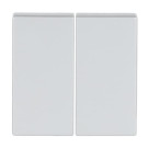 Busch Jaeger 6736 FoH-83 Bedieningswip 2-voudig voor serie Platform 63 Future linear Aluzilver