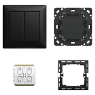 Busch Jaeger 6716/03 UJ-915 Friends of Hue Smart switch Busch Balance 3-stuks Mat zwart