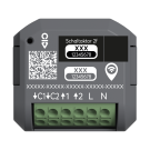Busch-Jaeger 62821 U-WL Draadloze schakelactor inbouw voor flexTronics en Free@home Wireless 2 kanaals
