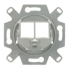 Busch Jaeger 0219/14 Communication adapter Keystone Modular Jack 2-voudig