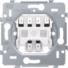 Niko 170-70015 Drukknop N.O. met 3 aansluitklemmen 10 A/250 Vac Insteekklemmen