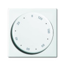 Busch-Jaeger 1771-914-102 Busch-balance SI Centraalplaat met opdruk 10 ... 120 Min Tijdschakelaar Draaiknop Wit