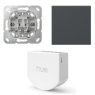 Gira Wipdrukcontact met Hue bedrade dimmer en Wip Antraciet 