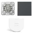Gira Wipdrukcontact met Hue wandschakelaar module en Wip Antraciet