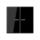 Jung A 102 KO5 SW F10 Schakelwip met lens voor taster 2-voudig Zwart