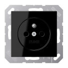 Jung A 1520 FKI SW Wandcontactdoos Frans/Belgisch systeem 16 A 250 V ~ SAFETY+ A range Zwart