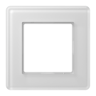 Jung AV 581 GLM WW Glazen afdekraam 1-voudig Alpine wit