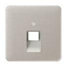 Jung CD 569-1 UA PT Afdekking voor IAE/UAE-aansluitdozen 1 x 8-pole Platina