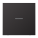 Jung FM AL 1700 D eNet taster Standaard 1-voudig Dark (gelakt aluminium)