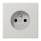 Jung LS 1520 FKI LG Wandcontactdoos Frans/Belgisch systeem Lichtgrijs (België) 