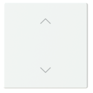 Busch Jaeger LFAW/A.1.63.11-884 Future Linear Afdekking 1-voudige wip voor keypad met symbool omhoog omlaag Studiowit