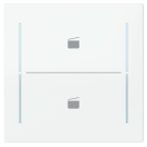Busch Jaeger LFST/A.2.70.11-44G Busch-art linear Afdekking 2-voudig wip voor keypad met symbool “Scene" Studiowit
