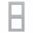 Hager WAD6200TA A.1 Afdekraam 2-voudig Titaan