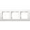 Gira 021302 Afdekraam speciaal voor wandgootmontage drievoudig Zuiver wit mat