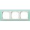 Gira 0213395 Event Opaque Afdekraam 3-voudig Mint met overgangsafdekraam Zuiver wit glanzend