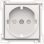 Niko 101-66901 afwerkingsset voor wandcontactdoos met randaarde en kinderveiligheid, White