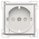 Niko 101-66908 Afwerkingsset voor stopcontact met randaarde, beschermings afsluiters en spannings aanduiding White