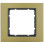 Berker 10113016 B.3 Afdekraam 1-voudig aluminium goud geëloxeerd, binnenring antraciet mat