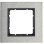 Berker 10113606 B.7 Afdekraam 1-voudig geborsteld edelstaal binnenring antraciet mat