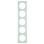 Berker 10152209 R.3 Afdekraam 5-voudig Polarwit Glas