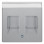 Berker 11816084 Q.1/Q.3/Q.7 Centraaldeel RJ-datacontactdoos 2-v met stofschuif Alulook