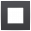 Niko 133-76100 Enkelvoudige afdekplaat Intense anthracite