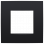 Niko 136-76100 Enkelvoudige afdekplaat Intense Matt Black
