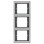Berker 13337003 K.5 Afdekraam 3-voudig, Verticaal, Aluminium