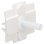 Niko 154-57001 Enkelvoudige Schakelfunctie Toggle steel white coated