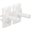 Niko 154-57002 Set voor tweevoudige schakelfuncties Toggle Steel white coated