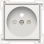 Niko 101-66601 Afwerkingsset voor stopcontact met penaarde en beschermingsafsluiters White (België)