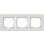 Gira 0213411 Afdekraam E3 3-voudig Lichtgrijs soft-touch