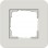 Gira 0211421 Afdekraam E3 1-voudig Lichtgrijs Soft-Touch met draagframe antraciet